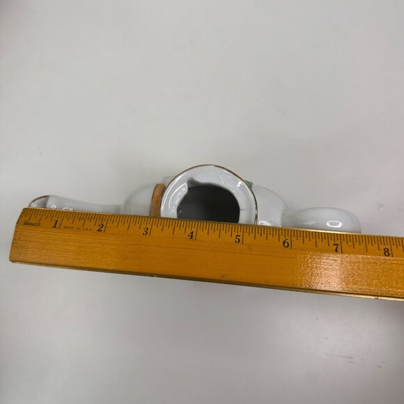 Vintage Elephant Porcelain Teapot Set Of 3 - Picture 7 of 13